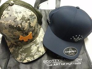 4 BRAND NEW SCOTTY CAMERON HATS (CAMO DOG, MY GIRL, DELTA CROWN, GREEN SNAPBACK)