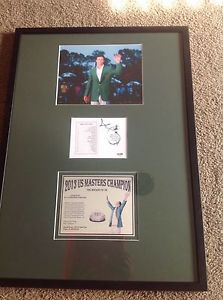 Adam Scott SIGNED US Masters display