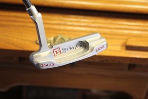 Xenon Custom Handmade Putter.  Stainless.  1 of a kind  35"  w/cvr & Tool Set