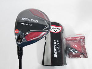 *New* -LH- CALLAWAY BERTHA MINI 1.5 14* DRIVER w/ KuroKage Stiff, HC & WRENCH