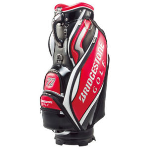Bridgestone CBG610 Caddy Bag Red 9.5*/47 5 Ways Top New From Japan