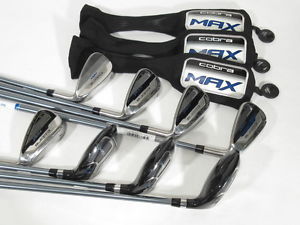 '2016 COBRA MAX IRONS & HYBRIDS COMBO SET (4-PW,GW) w/ Graphite LITE Flex Shafts