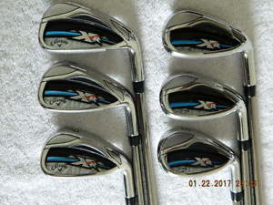 WOMENS Callaway XR OS 16 Iron Set 7-SW RIGHT HANDED Recoil F1 GRAPHITE LADIES