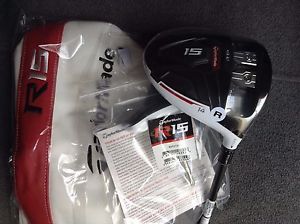 New TaylorMade R15 White 460 14* Driver Fujikura Speeder 57 Regular w/HC+Tool v7