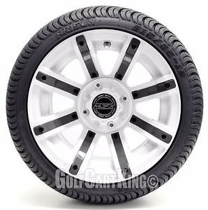 14" Avenger Wheel (color option)-205/35-14 DOT Golf Cart Tire Combo