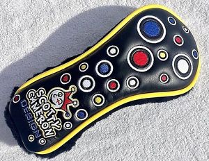 SCOTTY CAMERON Design M & G JACKPOT JOHNNY BLACK TOUR Hybrid HEADCOVER *New*