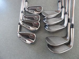 CUSTOM TAYLORMADE RSI 1 Iron Set 4-PW W/ TP 52* & 58* WEDGES UPGRADED SHAFTS