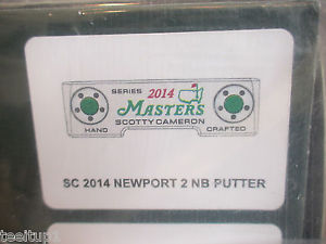 2014 SCOTTY CAMERON LIMITED EDITION MASTERS GOLF AUGUSTA NATIONAL 35