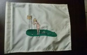 Gator Creek back 9 original flag vintage golf private all mens course image 1