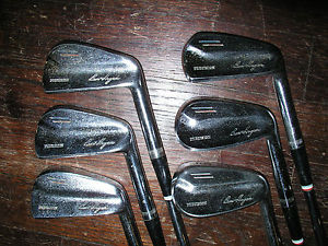 1950's Ben Hogan Precision Irons Set 4-9 matching serial numbers  Rocket R shaft