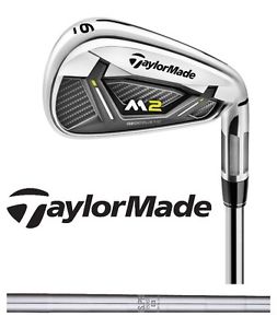 2017 Taylormade Golf M2 Irons 4-Pw+Aw Stiff NS Pro 950GH 2* Flat 1/2" Short