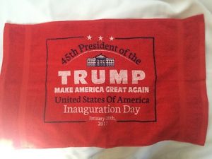 TRUMP GOLF TOWEL INAUGURATION DAY! Rare! 45th President