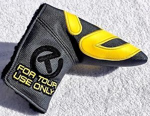 New SCOTTY CAMERON 2017 Industrial CIRCLE T TOUR Headcover Gray/Ylw✨TOUR ONLY✨