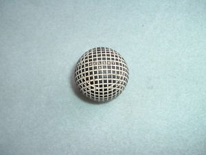 c 1890  Line cut  GUTTY (Gutta Percha) BALL   Scarce HELSBY A