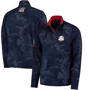 2016 Ryder Cup Pullover Sz XL Polo Ralph Lauren RLX Stars and Stripes Camo Zip