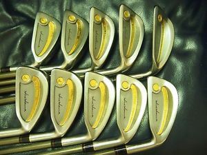 Excellent ! Honma Mens New LB280 24K goldline gold ring golf iron 4stars !