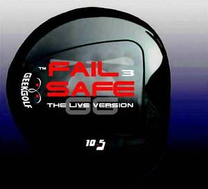 #1 DISTANCE + ACCURACY GEEK GOLF FS3 FAIL SAFE 3 WORLD LONG DRIVE COMPONENT HEAD