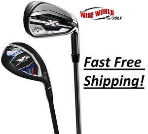 2015 New Callaway XR Iron Hybrid Combo Set Graphite Project X - Pick Your Flex