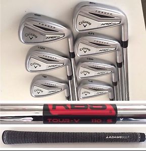 2015 Callaway APEX PRO Irons Set 4-PW KBS TOUR-V 110 Stiff Flex Steel Shafts