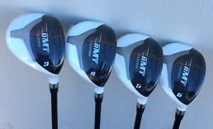 BMT Made Hybrids #3 #4 #5 #6 Taylor Fit SENIOR Graphite Rescue Iron Woods