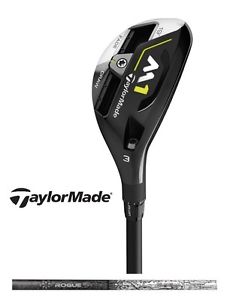 New 2017 TaylorMade Golf Hybrid M1 Rescue Aldila Rogue Black 85 Graphite