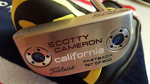 Rare Scotty Cameron California Fastback 1st of 500 Custom Shop Putter 34