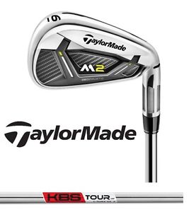 New Taylormade Golf Irons 2017 M2 Iron Set KBS C-Taper Lite Steel Shaft 2* Flat