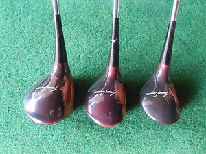 VINTAGE MACGREGOR 925W TOMMY ARMOUR DRIVER 3 4 PERSIMMON WOODS SET GOLF CLUBS