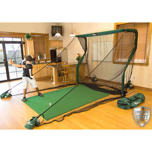 The Net Return Pro Series with Side Barriers - Multi Sport Golf Hitting Net, New