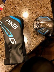 Ping G Series LS Tec 9* Driver Graphite Ping 65g Tour Stiff Flex and Headcover