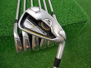 USED RH COBRA FLY-Z 5-GW IRON SET KBS TOUR STIFF FLEX STEEL RH