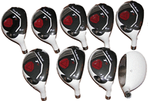New 3-4-5-6-7-8-9-PW Anti Slice Graphite Senior T11 Hybrid Golf Club Set