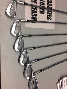 PING S55 5-PW IRONS STIFF STEEL ZZ65 YELLOW DOT MEN RIGHT-HANDED