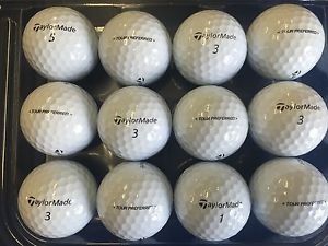 6 DOZEN 2015 TAYLOR MADE TOUR PREFERRED MINT CONDITION GOLF BALLS AAAAA