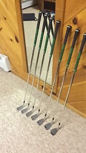 MIZUNO MP64 IRONS PROJECT X 6.5, NEW GRIPS