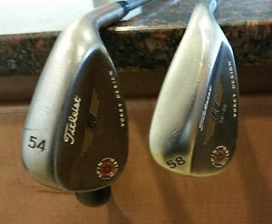 Titleist 54° & 58° spin mill wedgdes Pre Groove Ban.