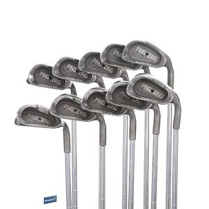 Ping Zing Steel Irons 3-9+SW /  Firm Shaft Ping /  Black Dot
