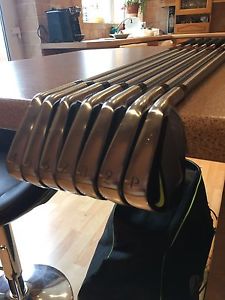 Nike Vapour Pro Irons 4-PW KBS Tour C Taper Stiff Shaft MINT Condition + WEDGE