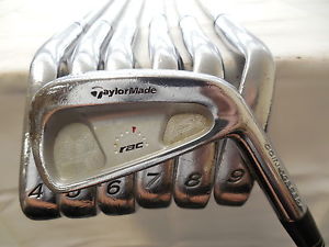 TaylorMade RAC Coin Forged 3-9 Iron Set Dynamic Gold S300 Stiff flex Steel Irons