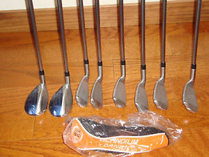 golf clubs, New Element 21 EMC2 Hybrid Irons, Regular Flex 3/4 Hybrids, 5-PW