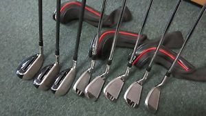 Adams Idea A12 OS Iron Set Golf Clubs W/Hybrids 4-6 Hybrids 7-PW,GW Regular Flex