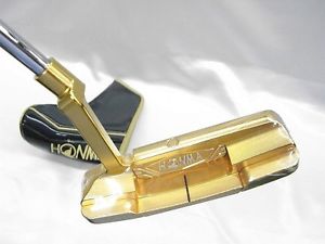 HONMA Gold BERES PREMIUM PUTTER Length 34 inch PP-101 PP101 Japan Limited Rare
