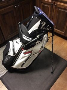 *NEW* Callaway Aqua Dry Lite Stand Bag, White/Black/Red +WATERPROOF