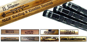 GOLF TOURNAMENT PRIZES /GIFTS / 4 ENGRAVED HICKORY SHAFTED PUTTERS WITH U'R LOGO