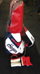 ~ Vintage ~ Ben Hogan Leather Golf Bag ~ Made In USA!