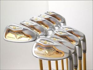 4 Stars 4S Japanese HONMA BERES IS-01 ARMRQ6 45 R Titanium Iron Golf Club Set 9p
