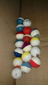 17 VINTAGE PING GOLF BALL LOT eye 1 ,2, 3, karsten two tone collection special