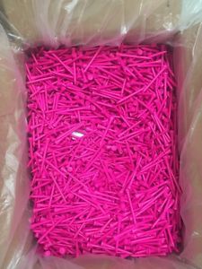 10000 x 70mm Golf Tees 2-3/4" Hard Wood