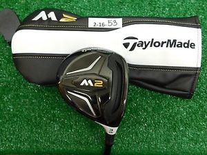 TaylorMade M2 15* 3 Wood REAX 65g Regular Graphite with Headcover Mint