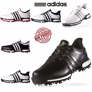 "NEW 2017" Adidas Golf Mens Tour 360 Boost ClimaProof Waterproof Golf Shoes